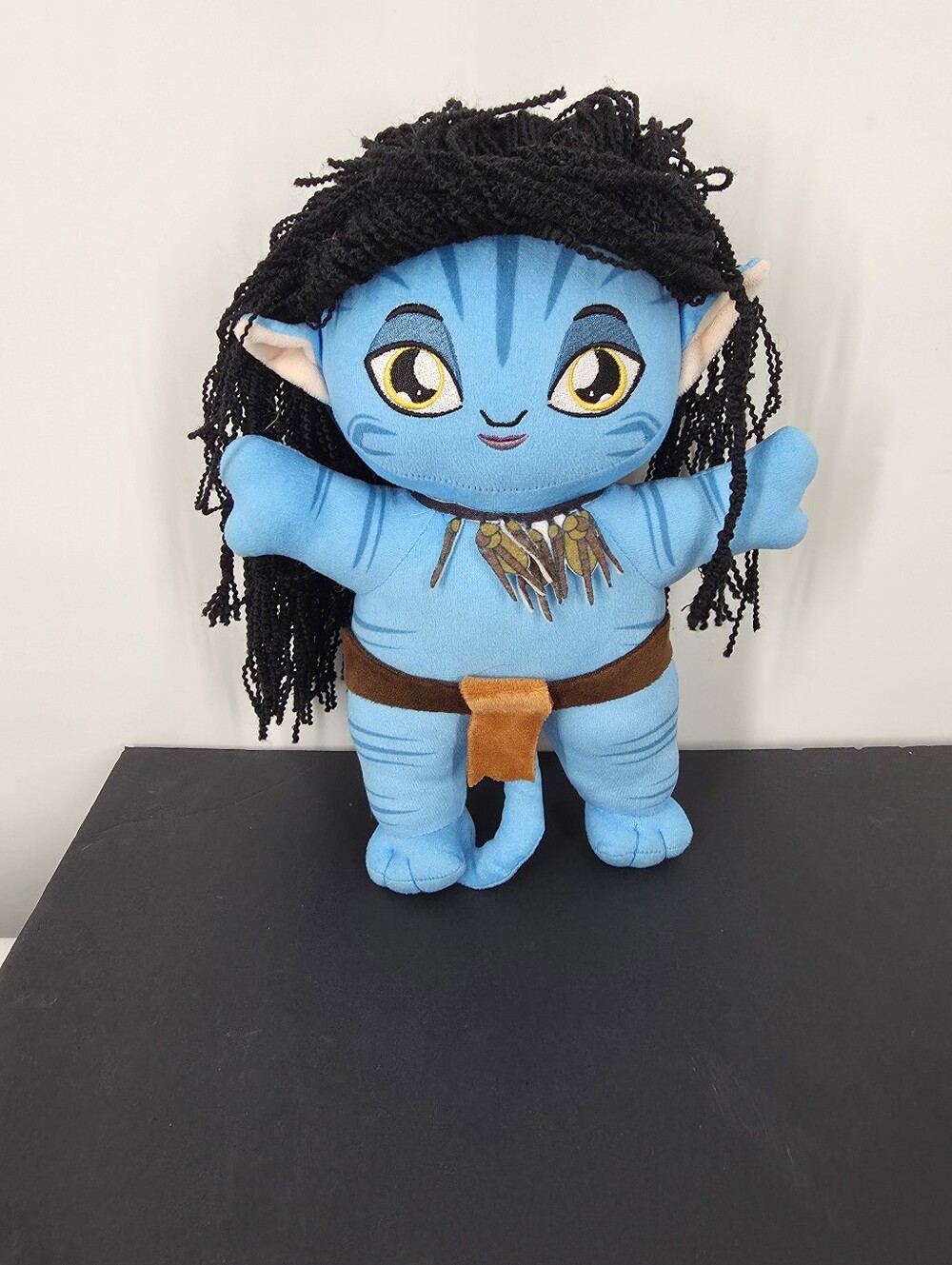 Avatar Na'vi Plush Doll Jake Sully Blue Alien Yarn Hair 12" Hand-Made TGD Tag